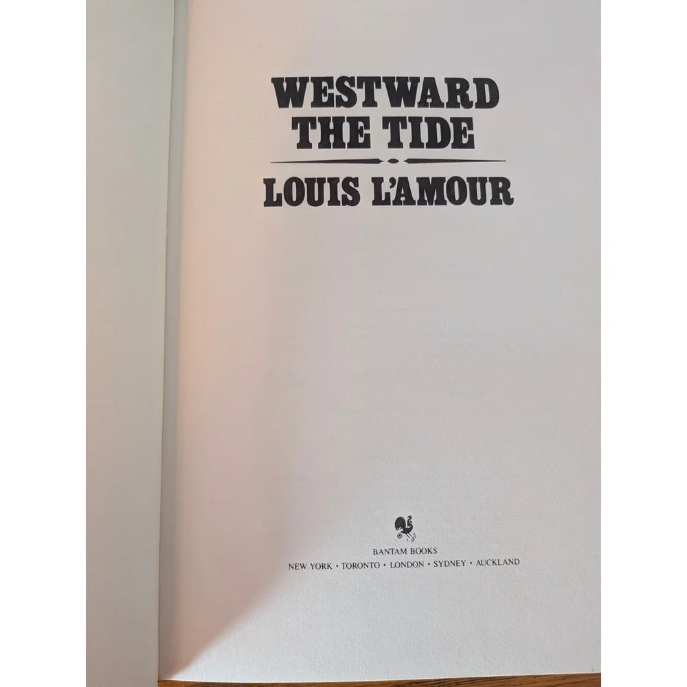 Louis L'amour Leatherette Hardcover Book Set 4 Titles Bantam Collection Brown
